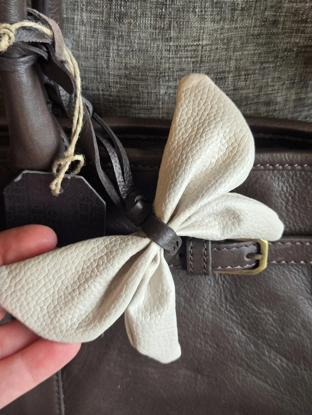 -- genuine leather